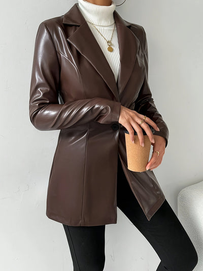Janna – Elegant Women's Jacket with Button Placket for Business & Casual Outfits