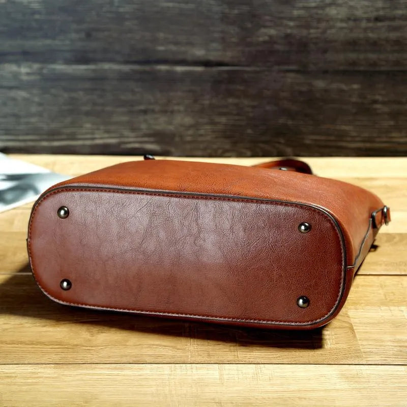 Nicole | Vintage Vegan Leather Shoulder Bag