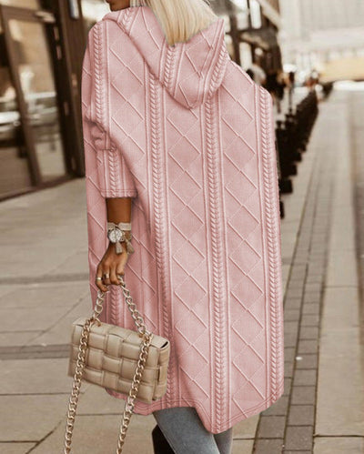 Monalisa - Long Cardigan with Hood