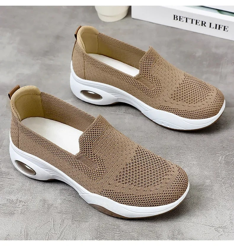 Gitte™ - Orthopedic, Breathable Slip-On Sneakers Made of Knit