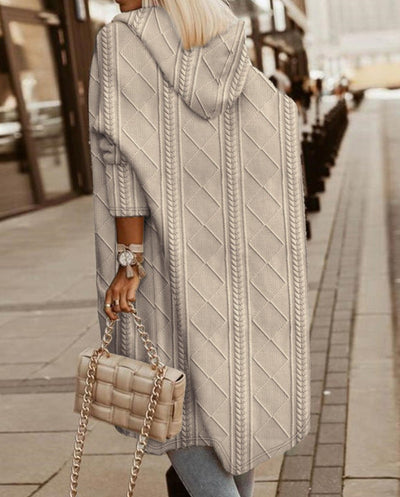 Monalisa - Long Cardigan with Hood