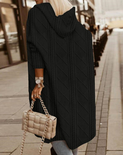 Monalisa - Long Cardigan with Hood