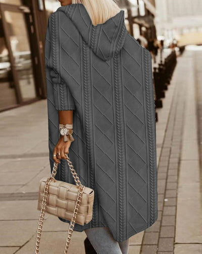 Monalisa - Long Cardigan with Hood