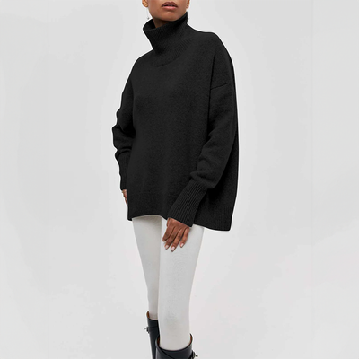 Damia | Cozy Chic Turtleneck Sweater in Camel