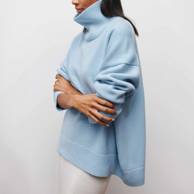 Damia | Cozy Chic Turtleneck Sweater in Camel