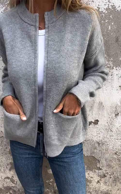 Hilda™ | Cozy Zip Cardigan