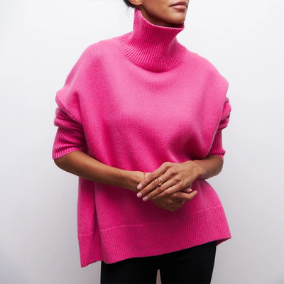 Damia | Cozy Chic Turtleneck Sweater in Camel